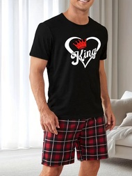 Her one and only King and His one and only Queen Print Husband& Wife T-Shirt Matching Couples Brides