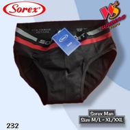 DS232D (PACKAGE CONTENTS 2 PCS) Sorex Men's Adult Boxer Briefs Size M - XXL