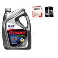 ปตท น้ำมันเครื่อง ไดนามิค คอมมอลเรล 15W-40 แถมฟรี กรองน้ำมันเครื่อง