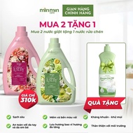 (Mua 2 tặng 1) Nước giặt xả Min Min Care 32kg can công nghệ Enzym cao cấp 6in1 sạch lưu hương