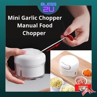 BLESS.2U Mini Garlic Chopper Manual Food Chopper Hand Pull Food Processor