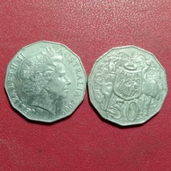 koin Australia 50 Cents - Elizabeth II (4th Portrait) 1999-2019