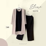 NURSAFIA ELINA SUIT, SUIT MUSLIMAH...BATCH JANUARY 2022! 8 COLOUR AVAILABLE!!
