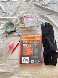 TRITON 緊急求生袋套裝獨木舟急救包防水膠布手襪