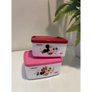 Tupperware Mickey &amp; Minnie SNACK BOX Used Tupperware Food (1pc)