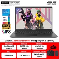 [Baru] Laptop Asus Vivobook 15 F1500Ea Intel Core I5 1135G7 8Gb 512Gb