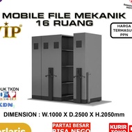 MANTAP VIP® E FILE MEKANIK SISTEM ROLL O PACK 16 COMPARTMENT ARSIP