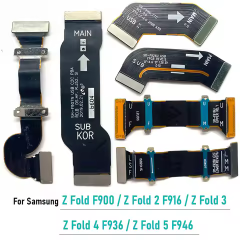 NEW Spin Axis Flex Hinge Main Board LCD Connector Rotary Shaft Flex Cables For Samsung Z Fold 6 2 3 