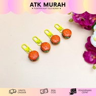 GANTUNGAN GK-1790 BURGER TOY RESIN KEYCHAIN AFFORDABLE CUTE FAST FOOD BURGER KEYRINGKeychain