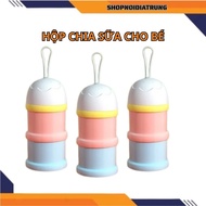 YUNBABY Powdered Milk Dispenser Box Divides Baby Meals, Safe, Non-Toxic PET Plastic