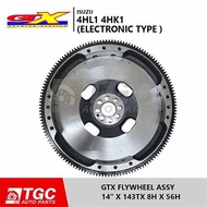 GTX FLYWHEEL ASSY 4HL1 4HK1 (ELECTRONIC TYPE ) 14" X 143TX 8H X 56H