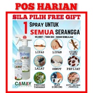 CAMAY REPELLENT *Spray Serangga Organik PEPIJAT, KUTU RAMBUT & KUCING, ULAT TANAMAN, SEMUT, LIPAS LA