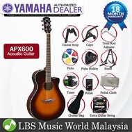 Yamaha APX600 40" Thin Line Spruce Top Acoustic Electric Guitar With Pickup - Violin Sunburst (APX 6