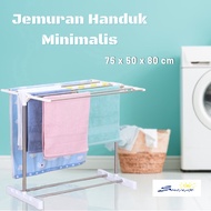 Minimalist Stainless Steel Towel Drying Rack Stainless Steel Towel Hanger Size 79 x 50 x 82 CM