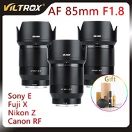 VILTROX 85mm F1.8 II STM Auto Focus Portrait Large Aperture Lens AF for Sony E mount Fuji X mount Nikon Lens Z mount Camera Lens