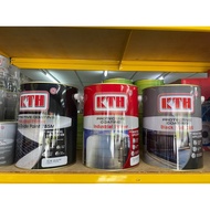 5L KTH 786  matte black /785M black/785G /Red oxide matte black paint cat besi /cat kayu wood paint 