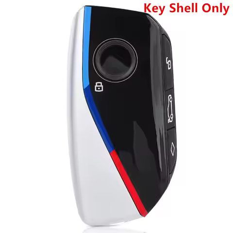 Sliver 4 Buttons For BMW i7 X7 G07 LCI iX I20 X1 U11 7 Series G70 G09 XM U06 G81 M3 Remote Case Cove