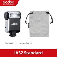 Godox iA32 Mini Camera Flash Up to 490 Full-Power Flashes 6200K CCT Manual Flash for Various Camera