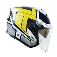 M37.0 GRANDE GRAPHIC SCURO NAVY YELLOW | HELMET GIVI
