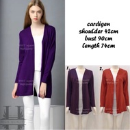 Cotton Cardigan Longcardigan Women Baju Kardigan Muslimah