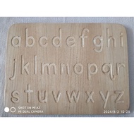 Wooden Alphabet tracing board [Used/Preloved]