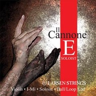 (鈺聲國際弦樂器 )丹麥 Larsen IL Cannone soloist'"加農大砲" 演奏級 小提琴套弦