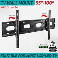 TV Wall Mount Bracket Adjustable Swivel Tilt 55–100 Inch Heavy Duty 100kg LED LCD Plasma TV Bracket