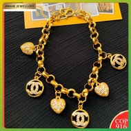 🔥Gelang Tangan CHARM PAN DORA cop916 EMAS KOREA 💯 Persis Ori bracelet EMAS KOREA BANGKOK MURAH by Amani Jewellery