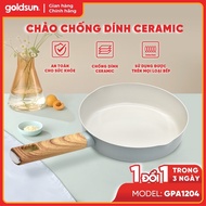 Goldsun GPA1204 and GPA1202 Magic Ceramic non-stick pans can be used on all types of stoves