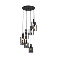 LIGHTMOST ไฟแขวน MD54158-8 BK *ดำ E27x8 40W