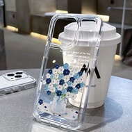 Casing iphone 11/12/13/14/15/16 Pro max Bouquet shockproof Case For iPhone 11,12,13,14,15,11PM,12PM,