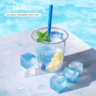 ICEMO - Reusable Ice Cubes, Anti-Liquid Ice Cubes, Tea, Coffee, Milk, Juice, Cola, Soda