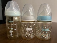 Pigeon & NUK 奶瓶
