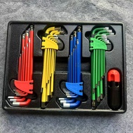 Industrial Grade Color Allen Wrench Set Metric Inch Torx Hex Wrench