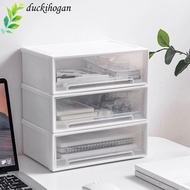DUCKIHOGAN Stackable Storage Box, Stackable Multifunction Drawer Storage Box,  Visible Plastic Singl