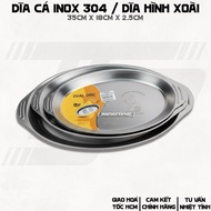 304 stainless steel fish plate / mango-shaped plate
