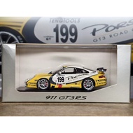 1/43 Original Factory Porsche 911 (996) GT3 RS #199Rallye GT3 Road Challenge Mini Cut OEM, Old Car D