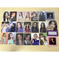 I*ZONE IZONE Le sserafim Sakura Chaewon Wonyoung Yujin IVE Official Photocard