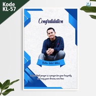 Kado Hadiah Wall decor Hiasan dinding murah disen hadiah foto ulang tahun wisudah graduation kampus