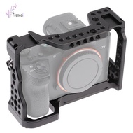 [freneci] Aluminum Camera Cage Replacement Protection Case for Sony A7M3 AR3 A7II
