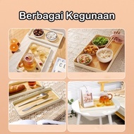 HJK Aesthetic Wooden Tray Rectangle Tray Rectangular Coaster Kitchen Coaster Aesthetic Coaster