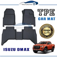 Isuzu D-Max DMAX 2012-2023 Carpet TPE Car Mat / DR.MATS 5D Diamond 5D Car Mat / Waterproof / Anti Sl