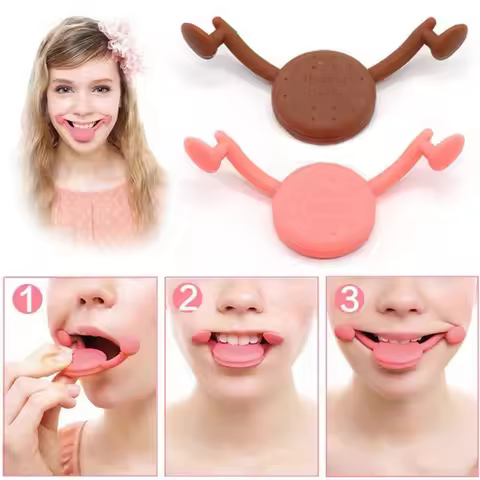 1pc Smile corrector, masseter training Lip trainer crooked, smile training V-face tool, Charming Smi