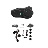 EKLEVA 1/2Pcs Motorcycle Intercom Helmet Bluetooth Headset BT5.0 For 2 Riders Full Duplex Talking Ha