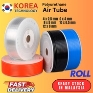 (ROLL) PU TUBE /PU TUBING /Paip Angin /Air Hose/Polyurethane Tube PU Tubing