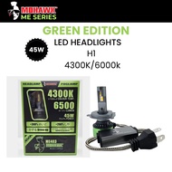 MOHAWK ME SERIES GREEN EDITION 45W H1 LED HEADLAMP 4300K/6000K