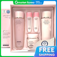 3w clinic | 3W Clinic Flower Effect Extra Moisturizing Skincare 3 Piece Set