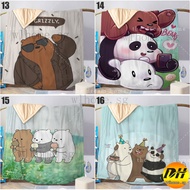 We bare bears comforter cartoon summer comforter light blanket comforter summer light comforter blanket soft cotton washable selimut