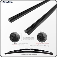MUNDAN Refill Strips, Rubber Durable Car Wiper Blade,  6mm 14/16/17/18/19/20/21/22/24/26/28 Inch Eas