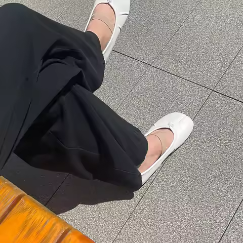 IPPEUM Tabi Footwear For Women Ballet Flats Shoes With Split Toe 2026 New Fashion 36-44 Size Plus